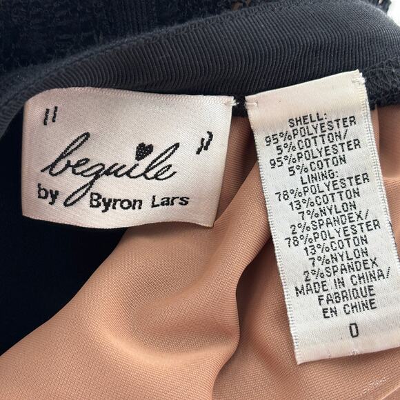 Beguile by Byron Lars Black Mona Button Down Pencil Dress - Picture 10 of 11